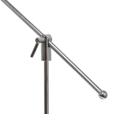 Creekwood Home Sleek Essentials 21" Pivot Arm Modern LED Desk Lamp,Chrome (CWD-1011-CH)