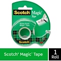 Scotch Magic Invisible Tape with Dispenser, 3/4 x 8.33 yds. (105)