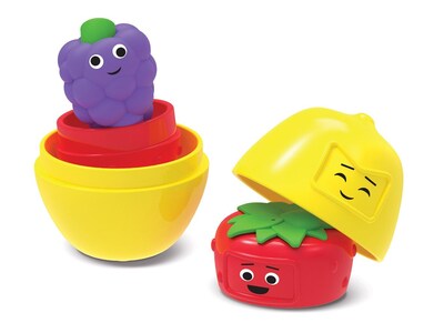 Learning Resources Big Feelings Nesting Fruit Friends Social-Emotional Learning Toy Set, Assorted Colors (LER6376)