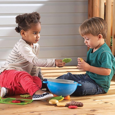 Learning Resources New Sprouts Grill It Barbecue Set Learning Toys, Assorted Colors, 22 Piece Set (LER9260-D)