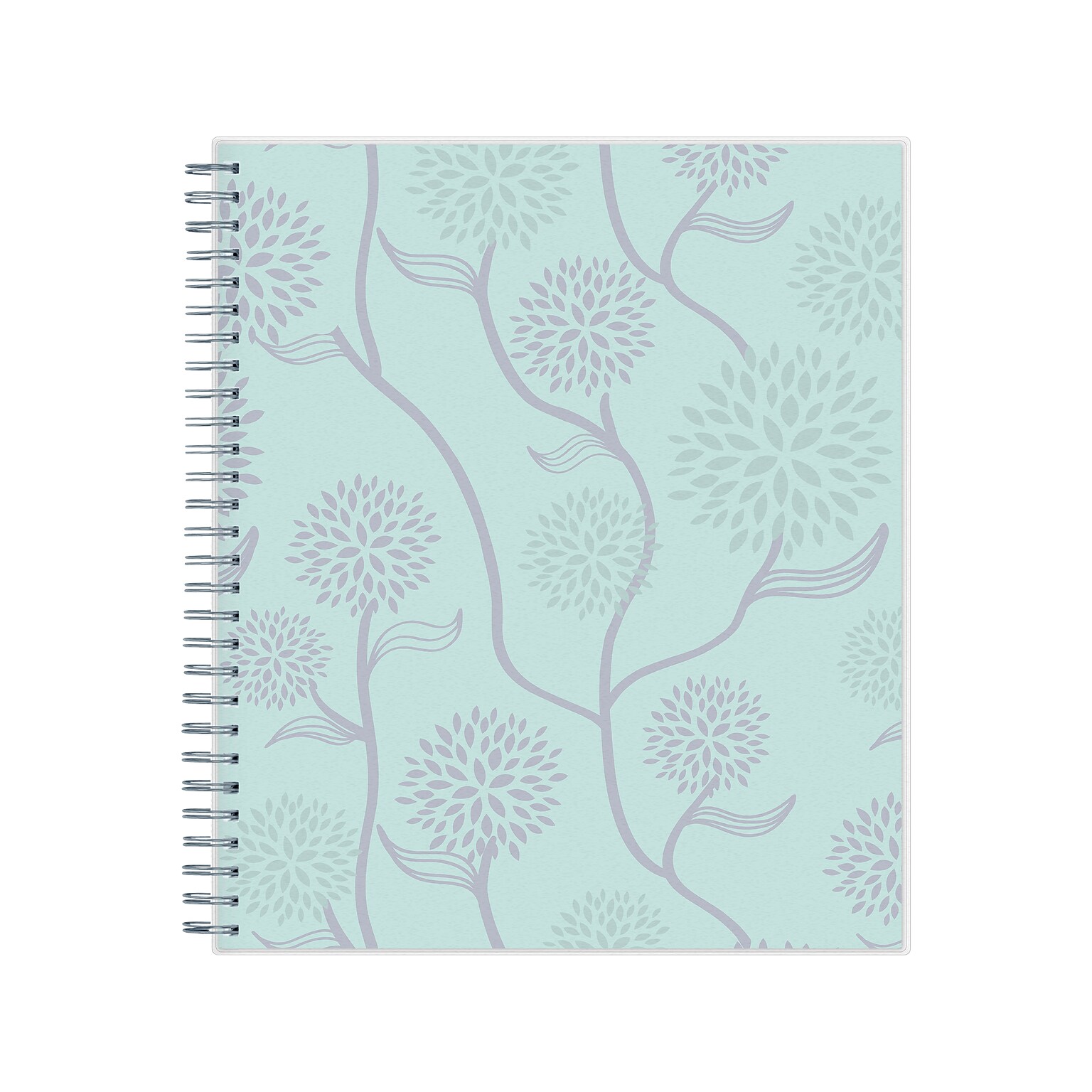 2025 Blue Sky Rue Du Flore 8 x 10 Monthly Planner, Plastic Cover, Green/Gray (101605-25)