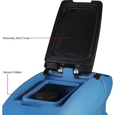 Global Industrial Auto Floor Scrubber w/ Traction Drive, 20" Cleaning Path (641244)