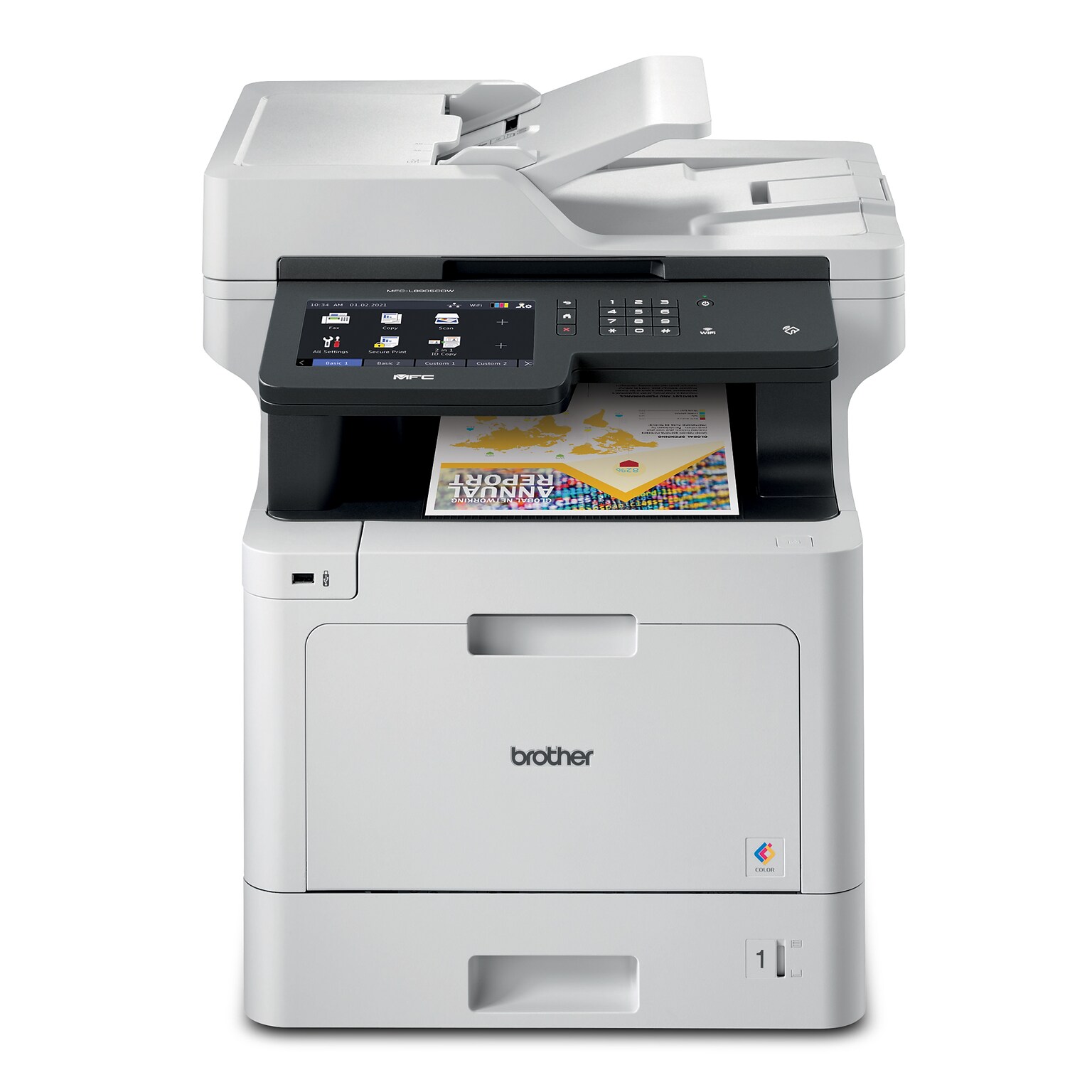 Brother MFC-L8905CDW Wireless Color Laser Printer, All-In-One, Print, Scan, Copy, Fax