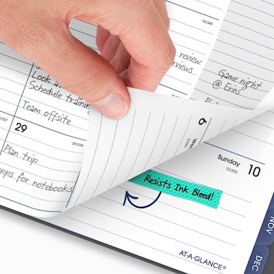 2027 AT-A-GLANCE DayMinder 8.5" x 11" Weekly & Monthly Planner, Poly Cover, Gray (GC545-07-27)