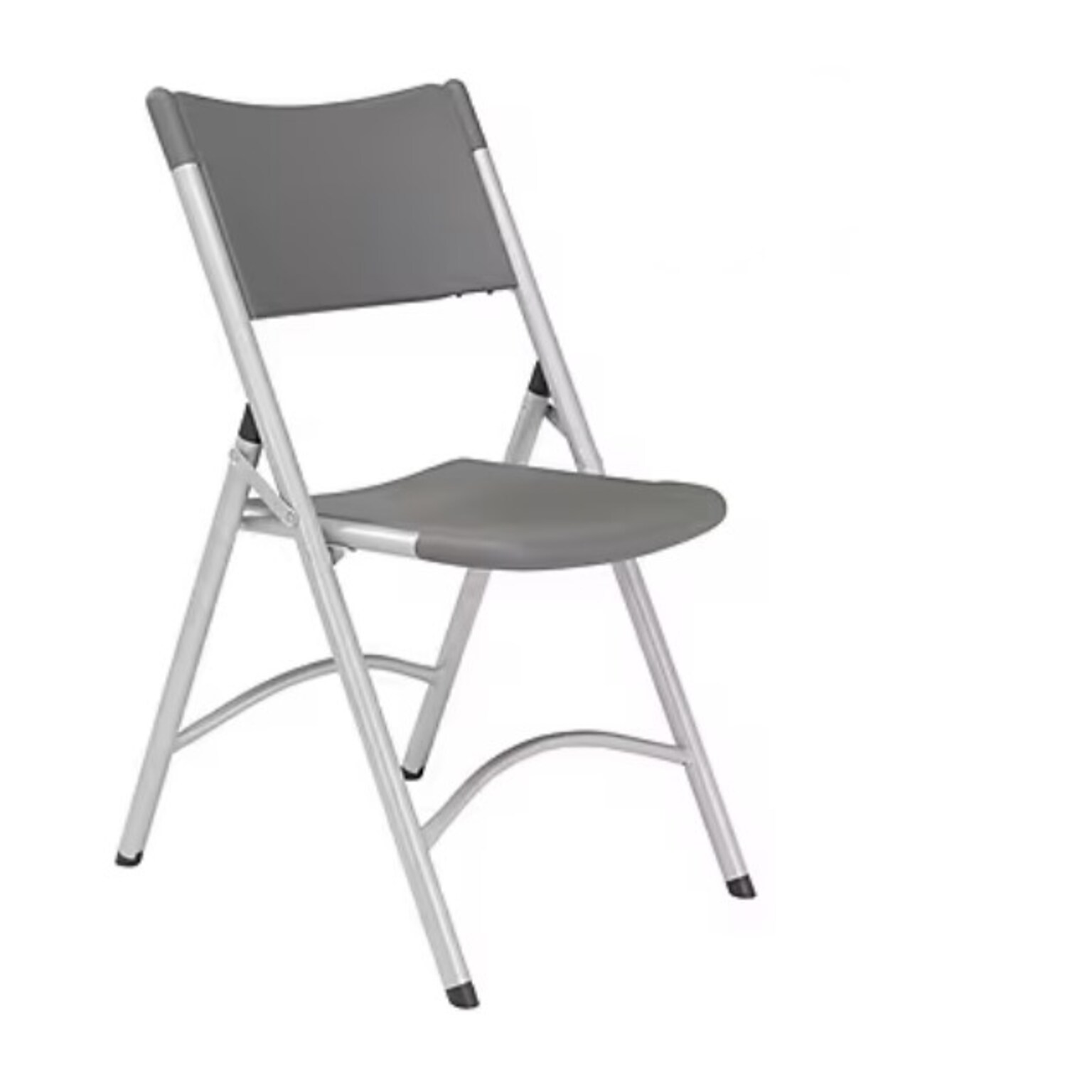 NPS 600 Series Heavy Duty Plastic Folding Chair, Charcoal Slate, 100 Pack (620/100)