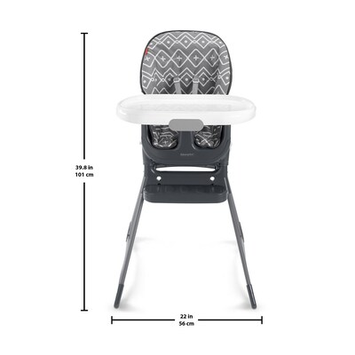 Fisher-Price Deluxe High Chair, Gray Tribal (HDY09)