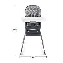 Fisher-Price Deluxe High Chair, Gray Tribal
