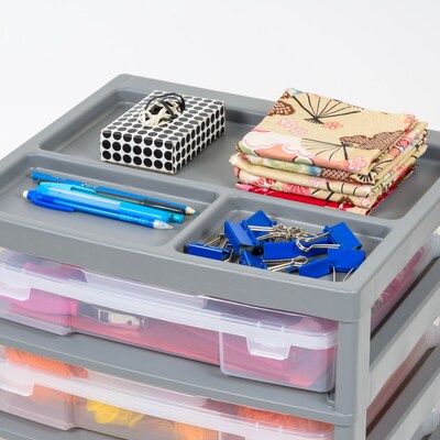 Iris 5-Drawer Storage Cart, Gray (585124)