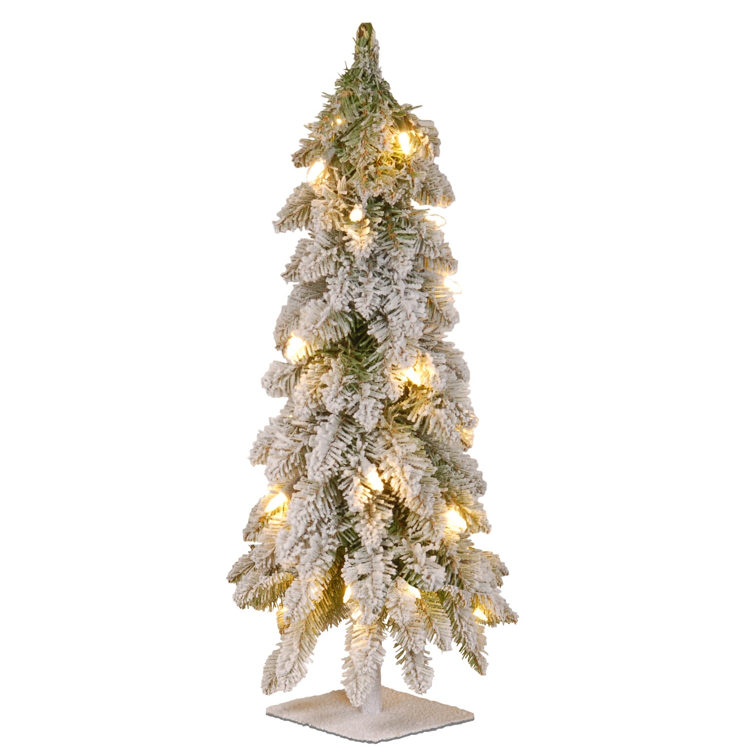 National Tree Company Snowy Downswept Forest Tree Artificial Christmas Trees FTDF1-24ALO-1
