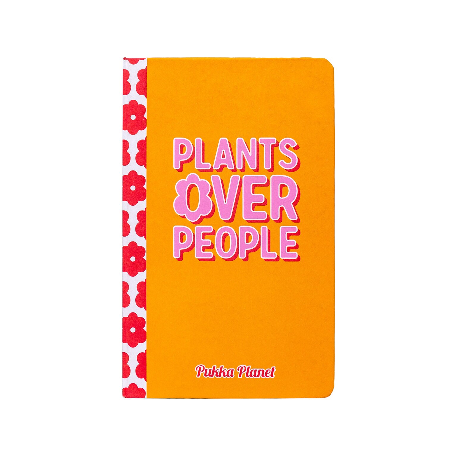 Pukka Pad Plants Over People Notebook, 5.28 x 8.46, Wide-Ruled, 96 Sheets, Orange (9705-SPP)