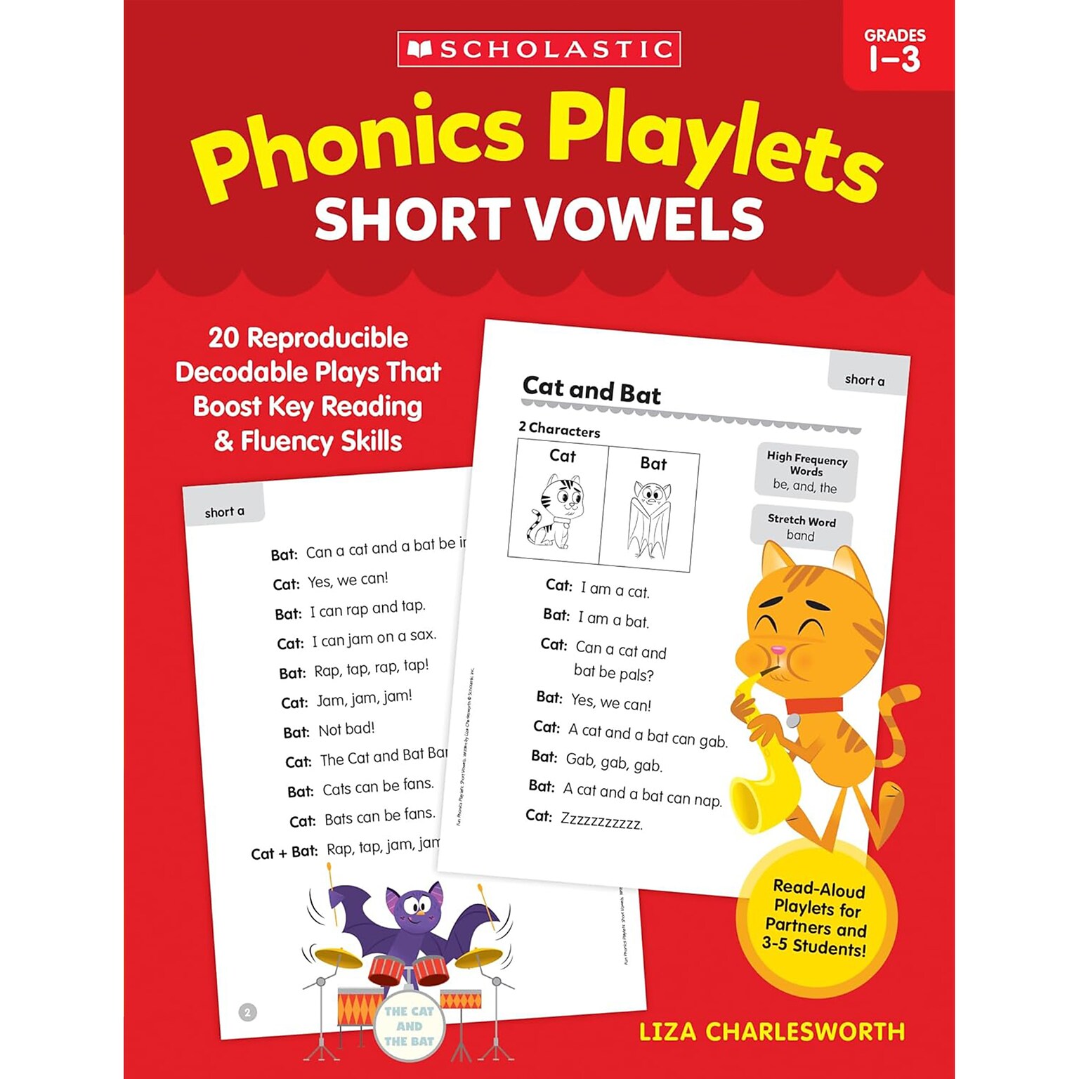 Scholastic Teaching Solutions Phonics Playlets: Short Vowels Activity Book (SC-9781546155324)