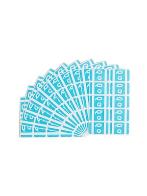Smead AlphaZ ACCS Color-Coded Alphabetic Labels, Q, Light Blue, 100/Pack (67187)