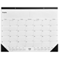 2024-2025 Staples 22" x 17" Academic Monthly Desk Pad Calendar, White/Black  (ST12952-23)
