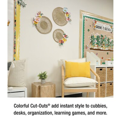 Carson Dellosa Education Grow Together Flowers Cut-Outs, 36/Pack, 3 Packs/Bundle (CD-120642-3)