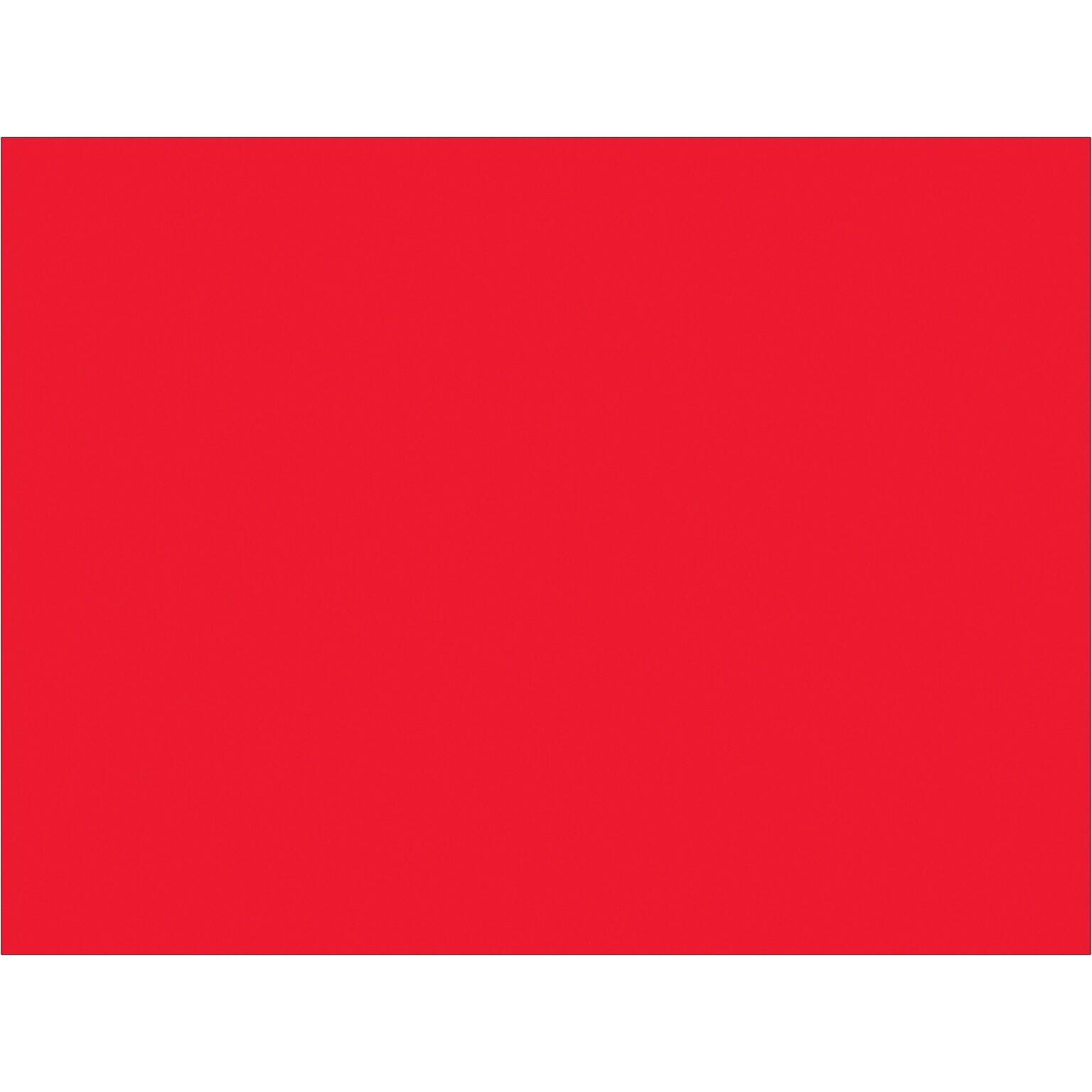 Tape Logic Rectangle Inventory Label, 4 x 3, Fluorescent Red, 500/Roll (DL631G)