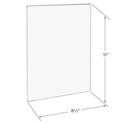Staples Sign Holder, 8.5" x 11", Clear Acrylic, 10/Carton (ST62657)