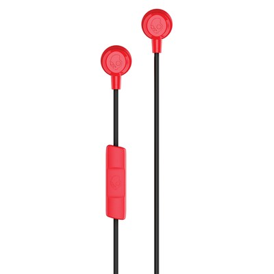 Skullcandy Jib Earbuds with Microphone, Red (S2DUY-L676)