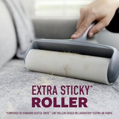 Scotch-Brite Pet Hair Pickup Large Surface Roller, 60 Sheets/Roll (839LSR-60-4)