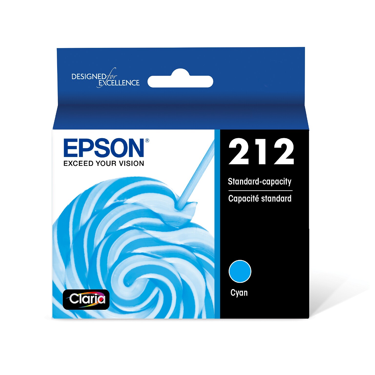 Epson T212 Cyan Standard Yield Ink Cartridge (T212220-S)