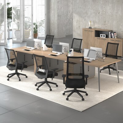 Boss Office Products Ergonomic Mesh Swivel Task Chair, Black (B6568-BK)