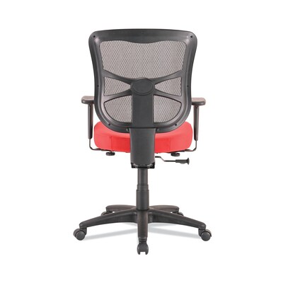 Alera® Elusion™ Series Height & Width Adjustable Arm Ergonomic Mesh Swivel Computer and Desk Chair, Red (ALEEL42BME30B)