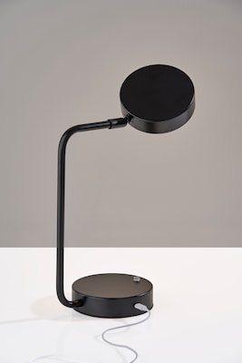 Adesso Amari LED Desk Lamp, 12"H, Black (2617-01)