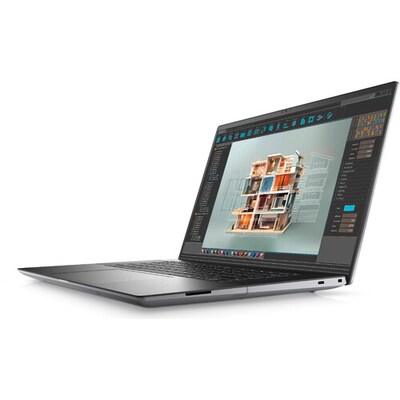 Dell Precision 5690 16" IPS LCD Laptop, Intel Core Ultra 7 165H, 5 GHz, 32GB RAM, 512GB SSD, Windows 11 Pro, Grey (W7XCG)