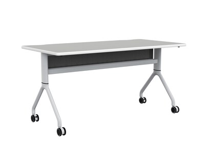 Safco Rumba Training Room Table, 30 x 60, Fashion Gray (RBA6030FLSLFNGY)