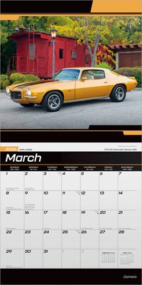 2026 BrownTrout Camaro 12" x 12" Monthly Wall Calendar (9798330701698)