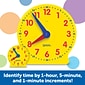 Learning Resources Classroom Clock Kit, Learning to Tell Time Manipulative, Yellow, 25 Pieces (LER2102)