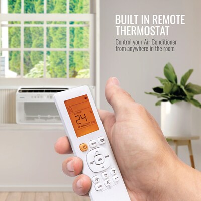 Keystone Energy Star 8,000 BTU Window Air Conditioner , Remote, White (KSTAW08INV-HC)
