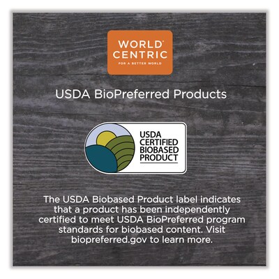 World Centric 32 oz. Fiber Container, 8.7" x 6.5" x 2.1", Natural, 400/Carton (WORCTSCU2LFP)