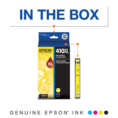 Epson T410XL Yellow High Yield Ink Cartridge   (T410XL420-S)