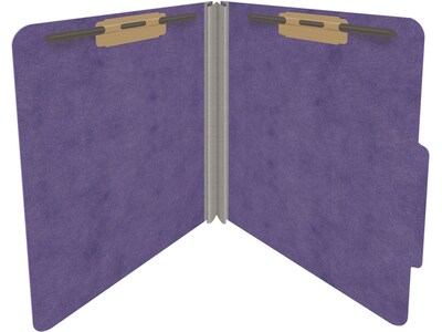 Medical Arts Press Pressboard Classification Folder, 2" Expansion, Letter Size, Purple, 25/Box (DV-T42-02-3PRP)