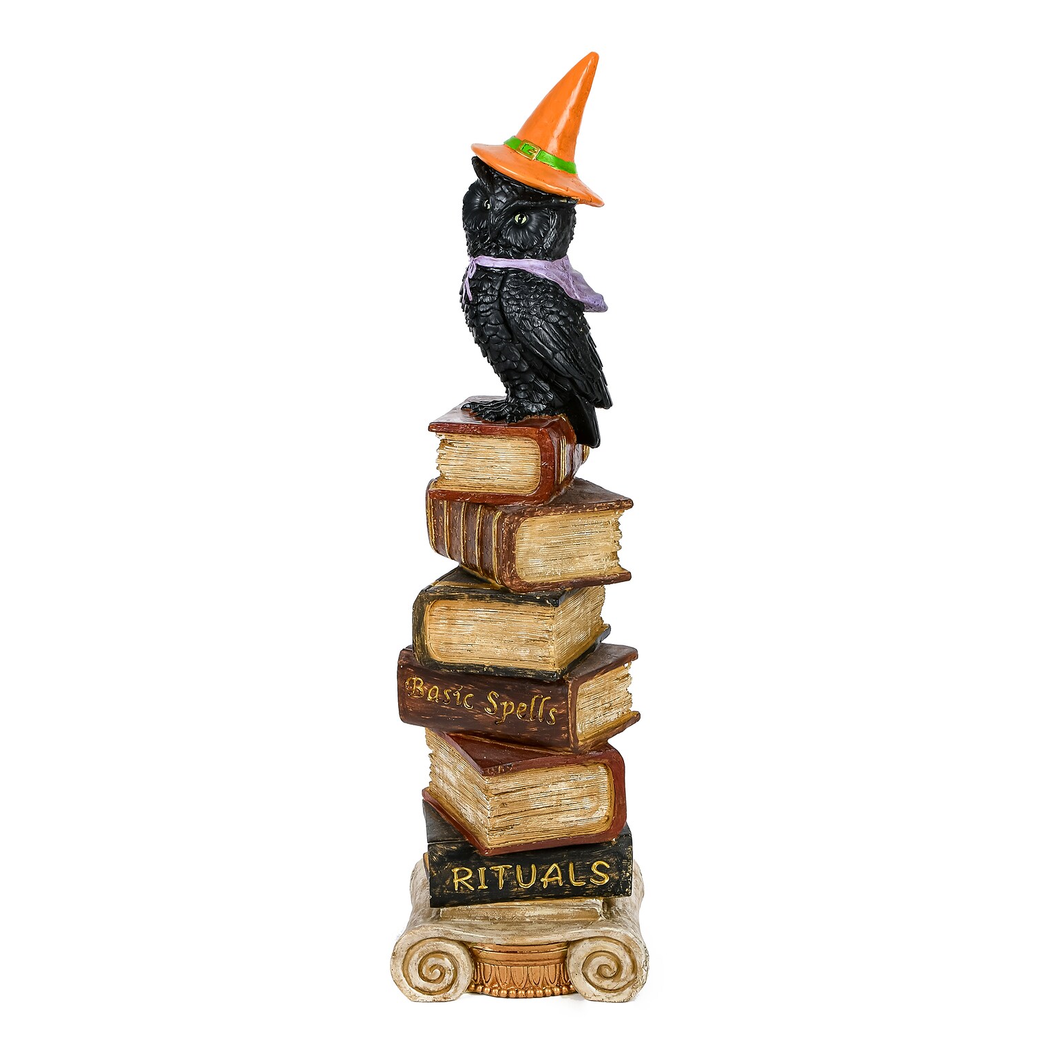 National Tree Company 32 Halloween Owl on Stacked Books (HH75-WP193332Z1)