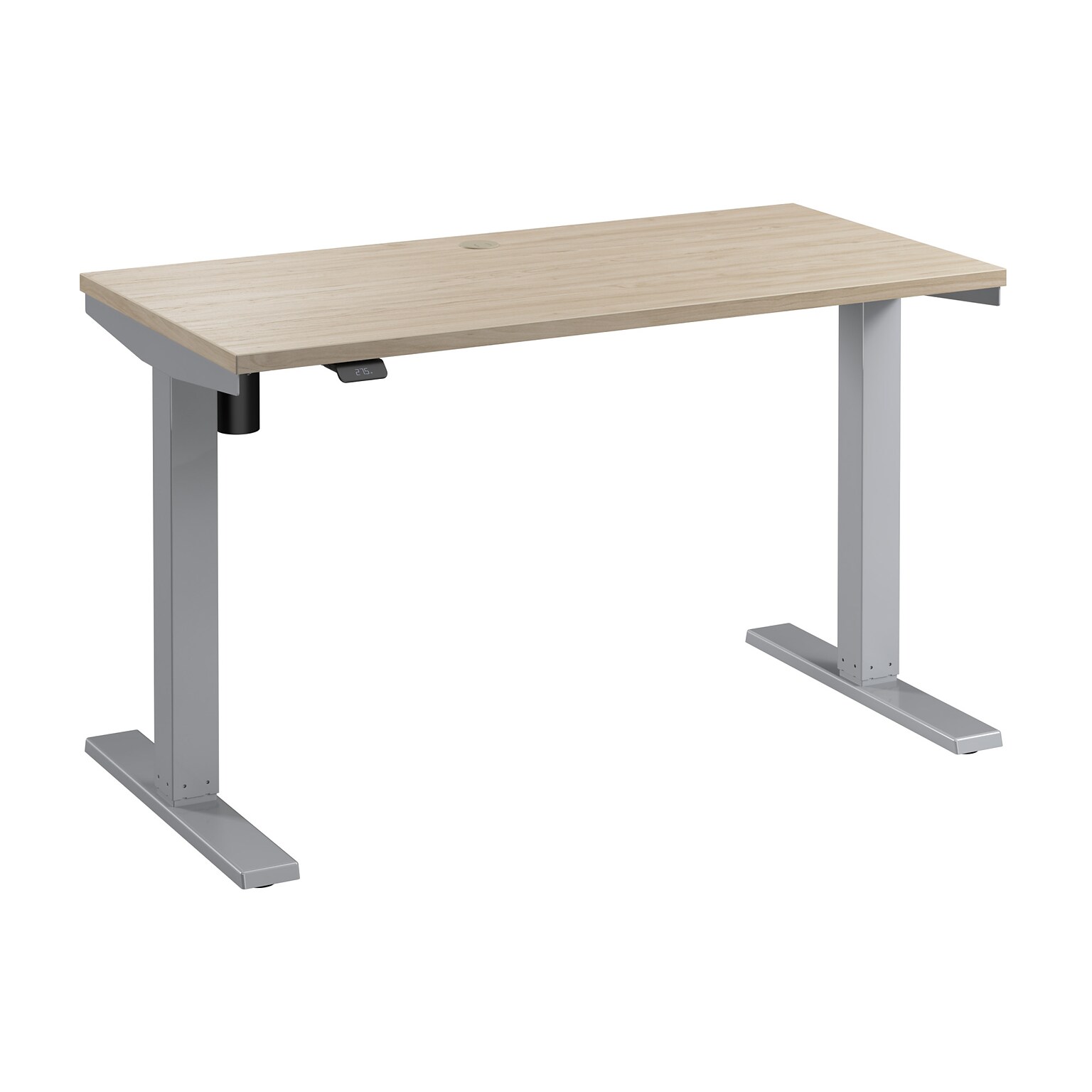 Bush Business Furniture Move 40 Series 48W Electric Adjustable Standing Desk, Natural Elm/Cool Gray Metallic (M4S4824NESK)