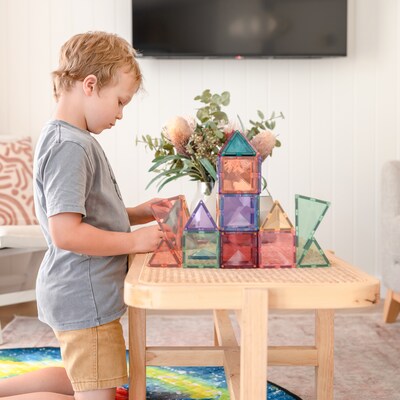 Connetix Magnetic Tiles Pastel Starter Pack, 64 Pieces (CNTP00064ST)