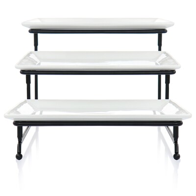 Elama Porcelain Serving Trays, 3 Trays (937115623M)