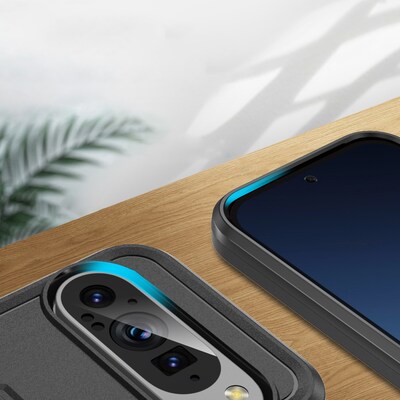 SaharaCase Raider Phone Case for Google Pixel 9 Pro, Shock Absorbing, Scorpion Black (CP00602)