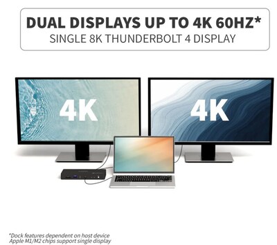CODi CentroT4 10-in-1 Thunderbolt 4 Docking Station (DSTB410-1)