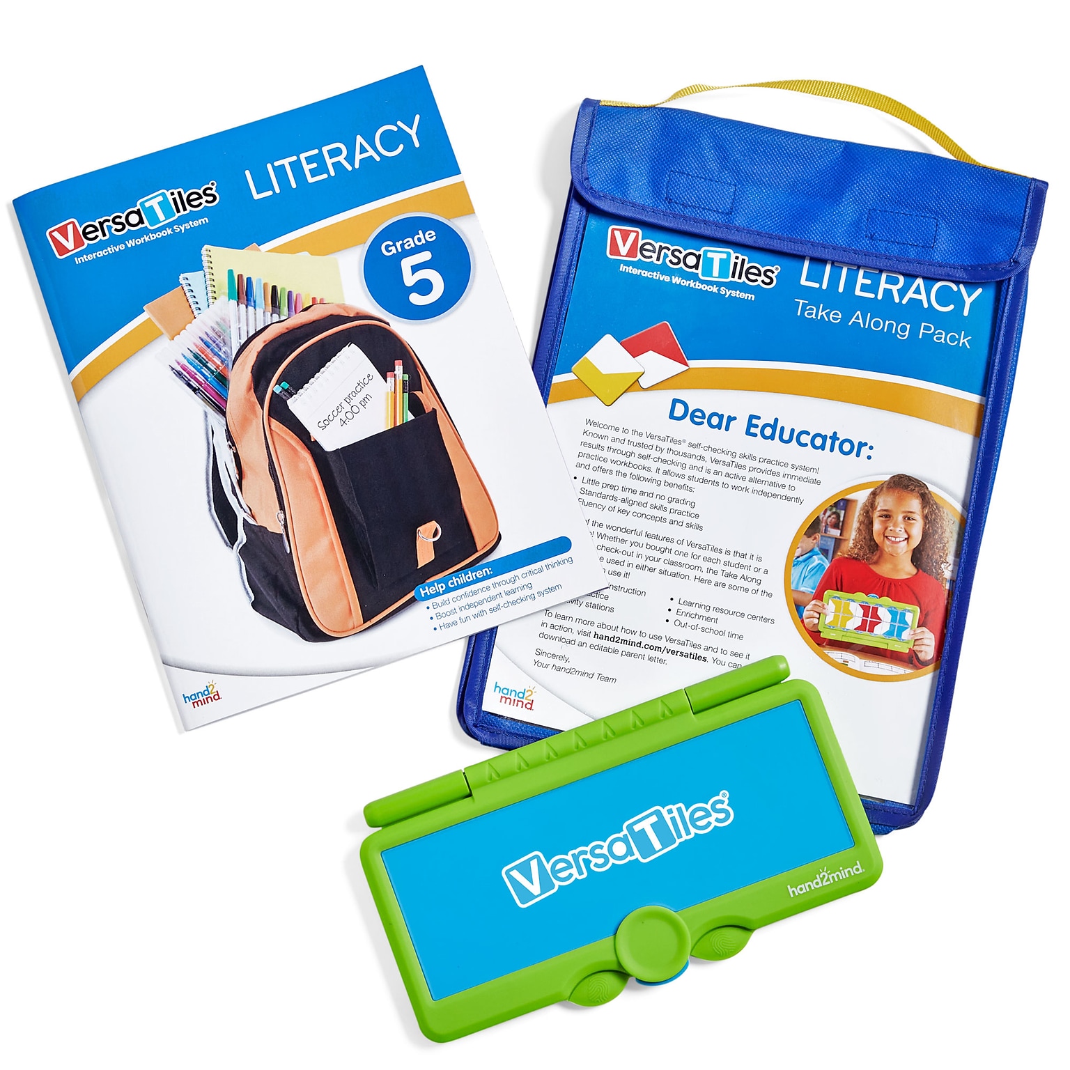 hand2mind VersaTiles Grade 5 Literacy Take Along Pack (85871)