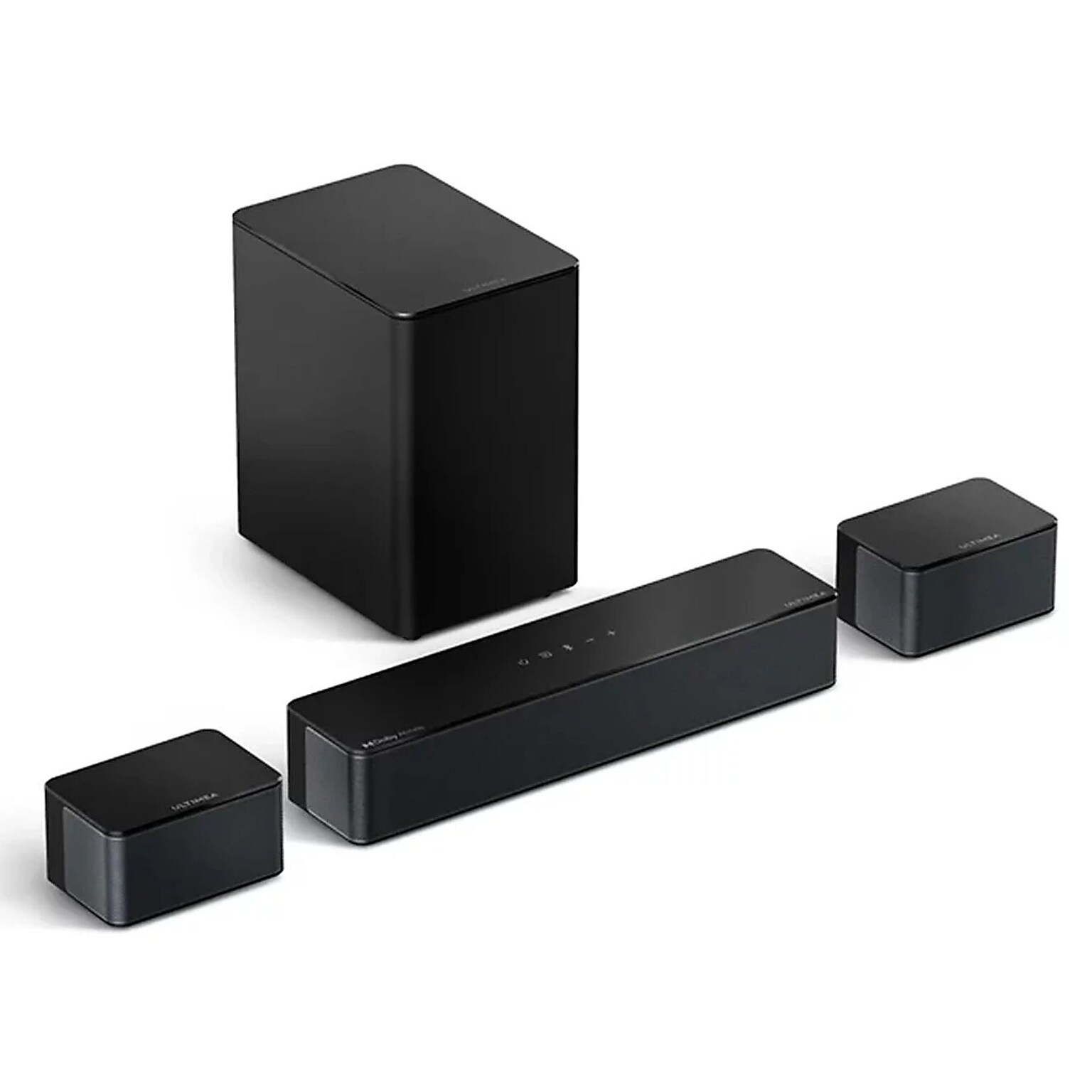 Ultimea Poseidon D60 5.1 Channel Soundbar: 2 Satellite Speakers & Wireless Subwoofer (U2520)