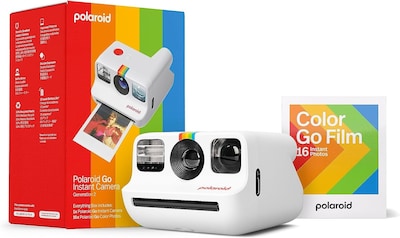 Polaroid Go Generation 2 Everything Box - Mini Instant Camera and Film Bundle (16 Photos Included) - White(6282)