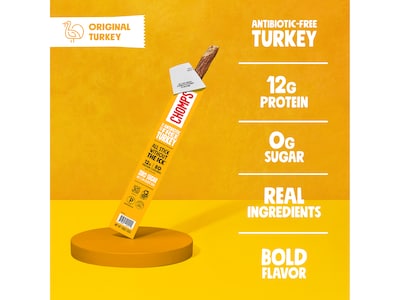 Chomps Original Turkey Meat Stick, 1.15 oz., 24/Box (CTOTJ24)