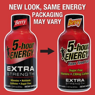 5 Hour Energy Extra Strength Berry , 1.93 oz, 2 12-Packs