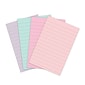 Post-it Recycled Super Sticky Notes, 4" x 6", Wanderlust Pastels Collection, 45 Sheet/Pad, 4 Pads/Pack (4621R-4SSNRP)