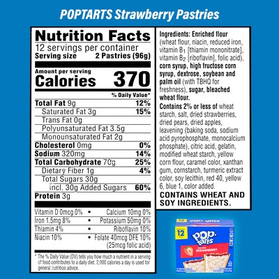 Red Bull Energy Drink Original & Poptarts Brown Sugar Cinnamon Variety Pack, 2/Pack (600-04173)