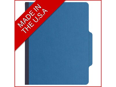 Medical Arts Press Pressboard Classification Folder, 2" Expansion, Letter Size, Royal Blue, 25/Box (DV-T42-02-3RBL)
