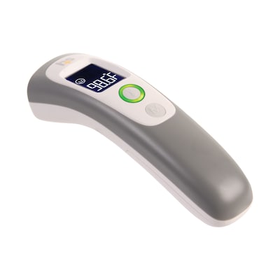 HealthSmart Non-Contact Infrared Thermometer, Gray, 36/Carton (18-545-000CA)