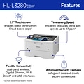 Brother HL-L3280CDW Wireless Compact Digital Color Printer, Laser Quality Output, Refresh Subscripti